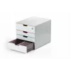 Durable VARICOLOR MIX 4 SAFE Grey Plastic 4 Drawers