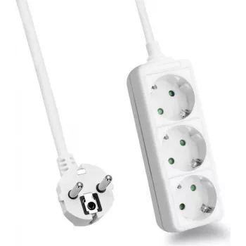 Power strip helos CLASSIC 3-socket 3.0 m cable without switch