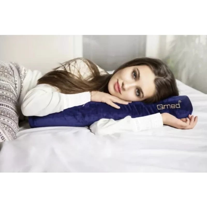 Ergonomic multifunctional cushion MDH FLEX PILLOW DRQE3F1CDXUXP — roller shape, 635 mm length, 100 mm diameter, purple, polypropylene with velour cover