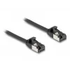 Network Cable DeLOCK RJ45 Cable plug to plug Cat.8.1 0.25 m Black