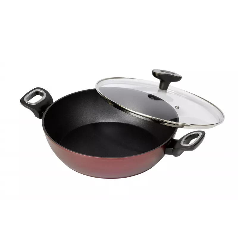 Soup pot JATA TF928 3.6 L Red Aluminium