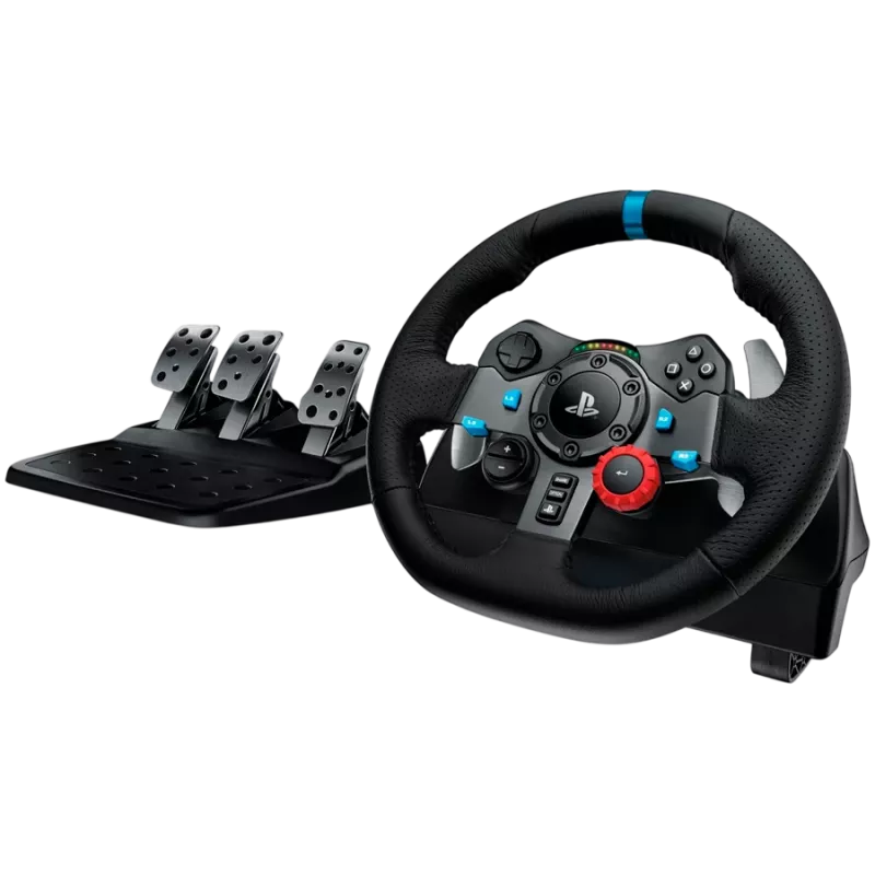 LOGITECH G29 EU + G435 Black Gaming Controller Aluminium Black USB Steering wheel + pedals + headset PC