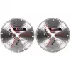 Diamond cutting disc set for angle grinders EINHELL 230×22.23×1.8 mm, turbo edge, 2 pieces