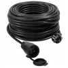 VERTEX PZO50M Retractable extension cable 50 m 3x2,5 mm Black