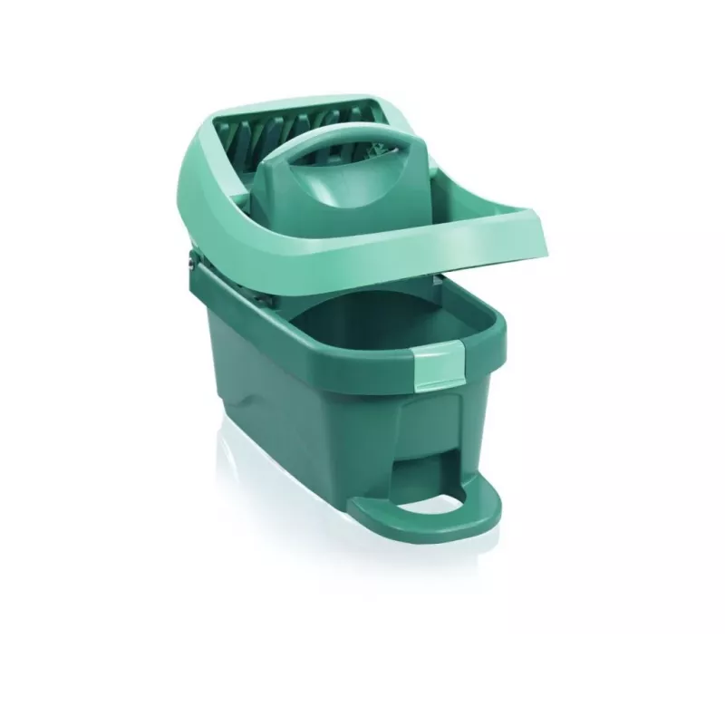 Leifheit Floor Mop Set Dust Wiper Cleaning Tool Professional XL Green with Cart 55096
