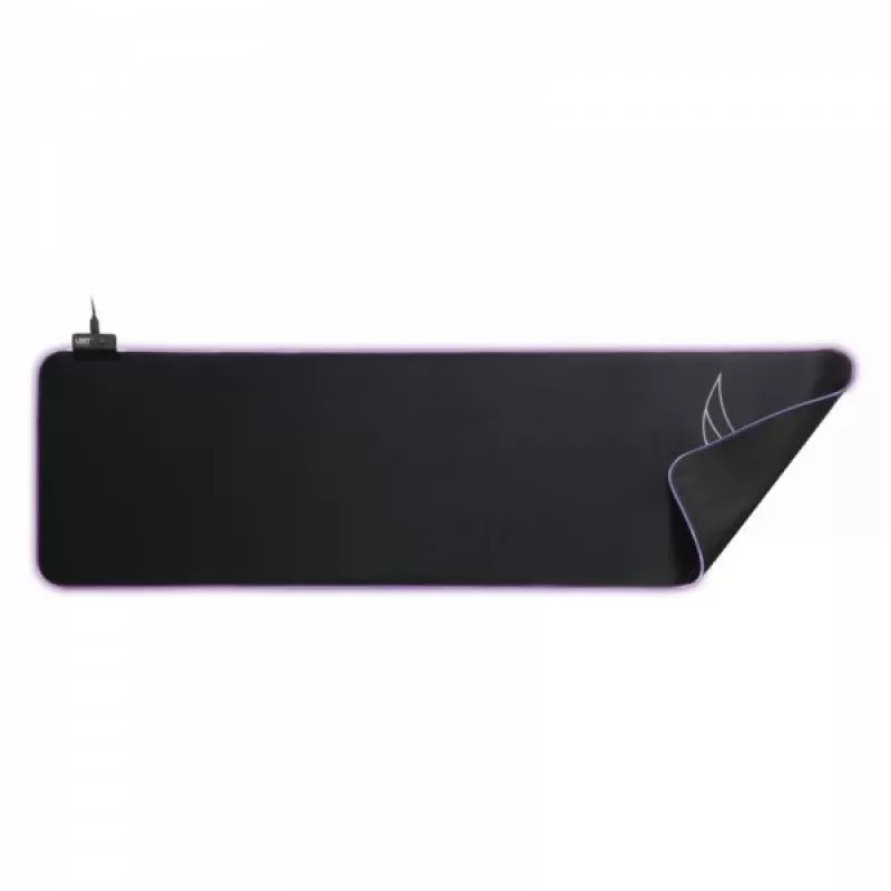 L33T Gaming 160406 Asar Bardagi XXL RGB Gaming mousepad, Fast surface. 920 x 294 x 3 mm, Black