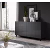 Cama sideboard 2D REJA graphite grey gloss/graphite grey gloss