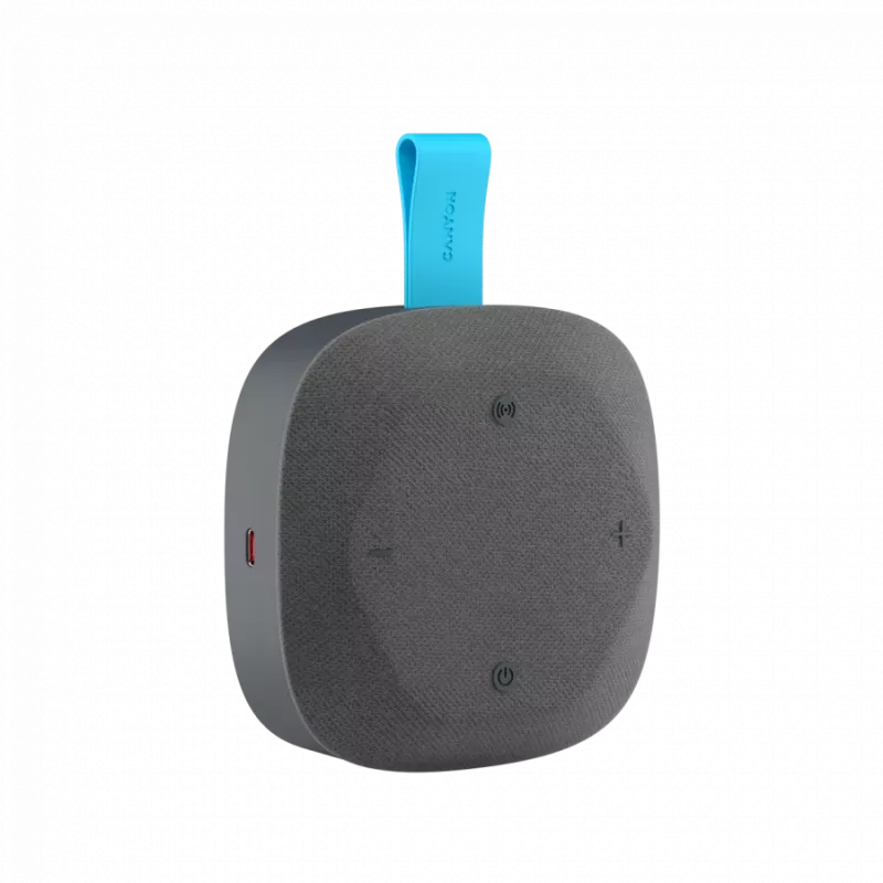Canyon Hexagon 10 - Bluetooth 5.3 speaker - USB-C - Card Reader - IPX5 - blue-grey