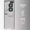 Qoltec 52284 Uninterruptible Power Supply UPS | 10kVA | 10000W | Power factor 1.0 | LCD | EPO | USB | On-line
