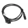 Power cable LANBERG CA-C13C-11CC-0018-BK — 1.8 m, C13 coupler to CEE7/7, angled C13