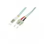 LogiLink - Patch-Cable - SC multi-mode (M) to LC Multi-Mode (M) - 2 m - Fibre Optic - Duplex - 50/125 micrometre - OM3 - Halogen-Free - aquamarine