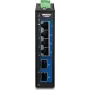 Industrial 6-Port 2.5G DIN-Rail Switch TRENDnet TI-G5062 with metal housing
