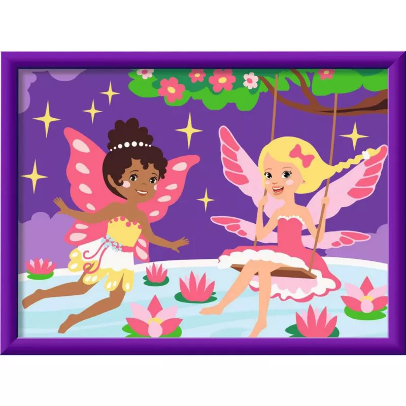 Painting kit Ravensburger CreArt – fairy friends (children’s paint craft set)
