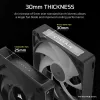 Corsair iCUE LINK RX120 MAX ARGB 120mm Case Fans 3-Pack Black