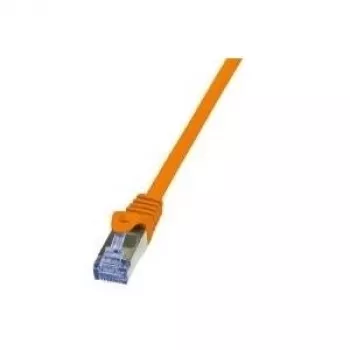 Networking Cable LogiLink 1m RJ-45 Cat6A Orange S/FTP