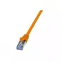 Networking Cable LogiLink 1m RJ-45 Cat6A Orange S/FTP