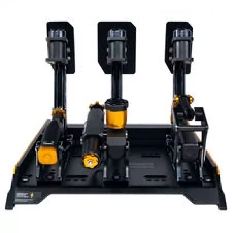 CONSPIT CPP EVO 3 V2 Pedal Set with Hydraulic Brake Cylinder and Clutch - Black