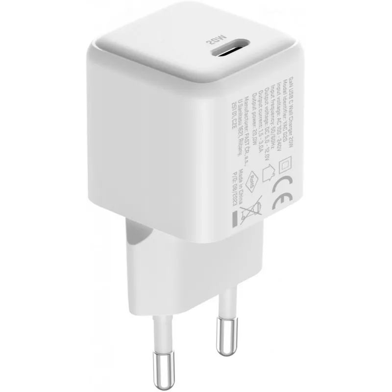 USB‑C wall charger YENKEE YAC G20 20W 3A Power Delivery