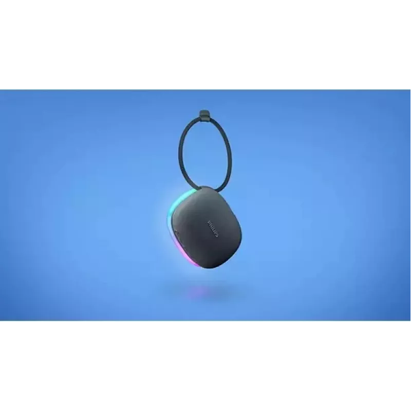 Bluetooth speaker Philips TAS2307BK/00 with integrated lights, wireless audio playback