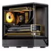 Computer case Jonsbo D200 midi-tower mATX tempered glass mini temp display black