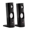 2-way wired PC speaker Audiocore AC860, 2.0 channels, 4 W RMS, USB power, 3.5 mm input, black