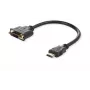 Microconnect HDMDVI15CM video cable adapter 0.15 m HDMI Type A (Standard) DVI-D Black