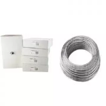 LogiLink Installation Cable, Cat. 5e, F/UTP, 305 m, Grey 4 x 2 AWG 24/1, Foil-Shielded, PVC, Supplied in (CPV003)