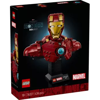 LEGO construction set Marvel Super Heroes Iron Man MK4 3D model, 436 pieces, includes 1 minifigure, for 18+