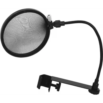 Microphone Pop Filter Omnitronic 6000624N black — shield for plosive reduction