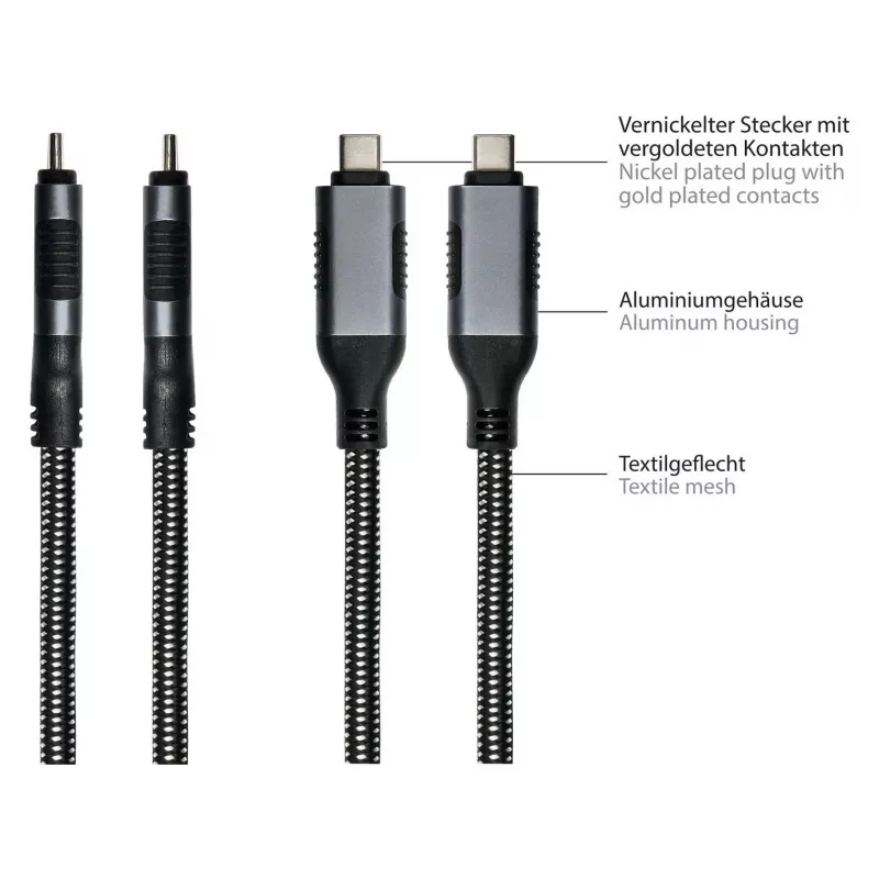 Good Connections Ethernet-Cable USB-C RJ45, Anthracite, 0,5m