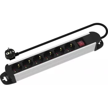 ROLINE Power Strip CEE7/7 6-way m.Switch - Power Strip (19.07.2612)