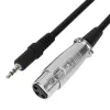 Wired PC microphone MEDIA-TECH MT397K with XLR input, desktop stand, 2.4 m cable, 20–20000 Hz, -32 dB sensitivity