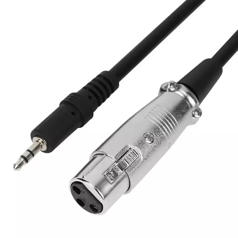 Wired PC microphone MEDIA-TECH MT397K with XLR input, desktop stand, 2.4 m cable, 20–20000 Hz, -32 dB sensitivity