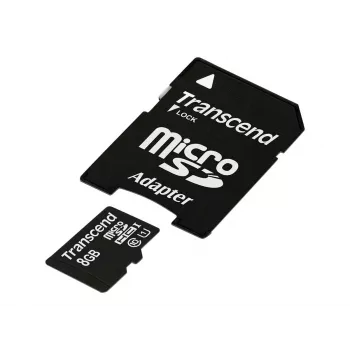 Transcend Premium - Flash Memory Card (microSDHC/SD-Adapter inbegriffen)