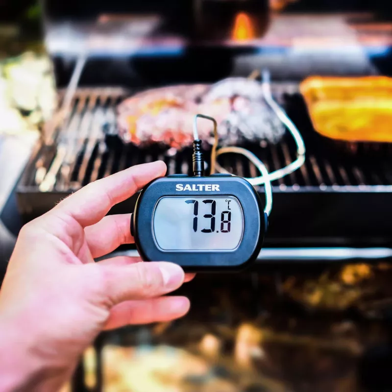 Digital Instant-Read Leave-In Thermometer Salter 515 BKCR, waterproof, for food