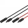 Cable Digitus DK-SCEC66-0010 6 mm² MC4 Connector 1m Black Red