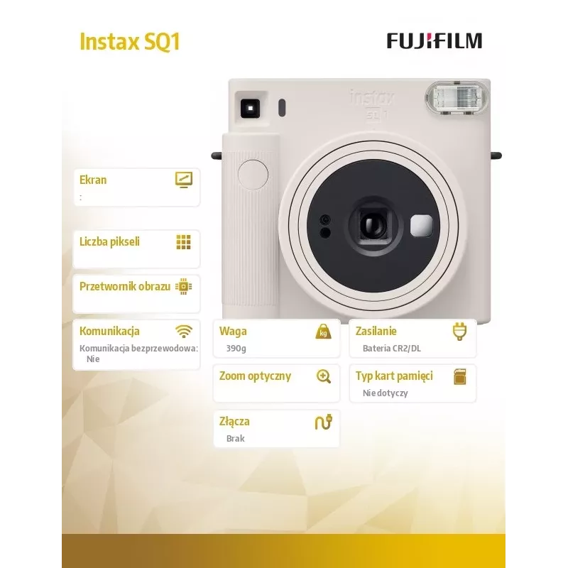 Fujifilm Instax Square SQ1 62 X 62 Mm White