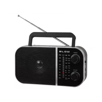 Portable analog radio BLOW RA6 AM/FM – battery-powered AM and FM reception, headphone jack