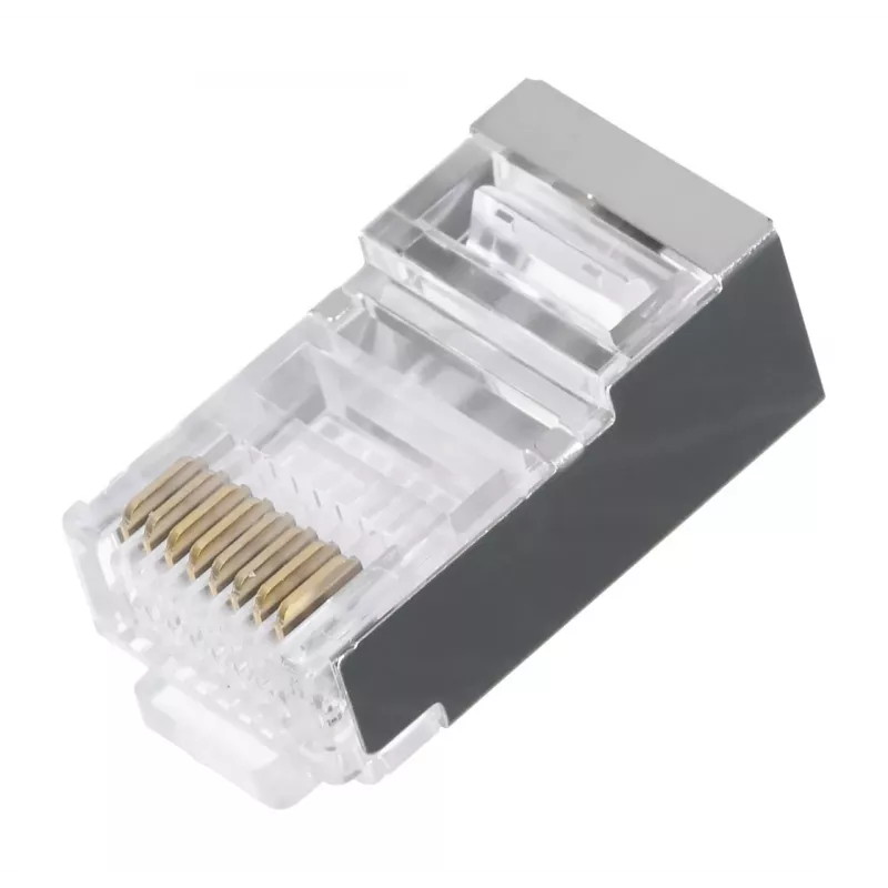 LANBERG RJ-45 Wire Connector PLS-5000EZ, Cat5e, F/UTP (FTP), Grey, 100 pcs