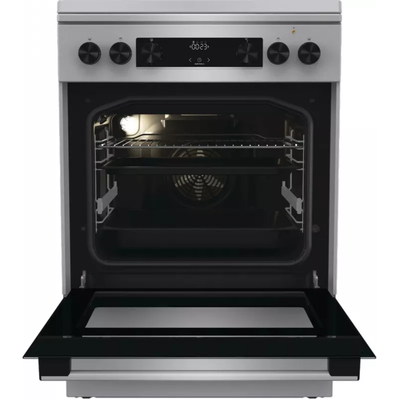 Gorenje GKS6C71XF Freestanding cooker with oven Silver