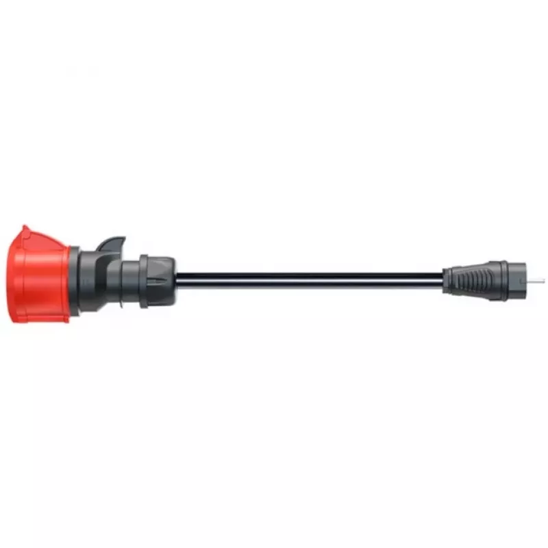 go-e Adapter for Gemini flex 22 kW, CEE Red Three-Phase Power 32A > Household Socket (black, 30cm)