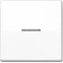 Wall switch cover plate JUNG AS 591 KO5 WW White — AS591KO5WW