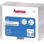 Hama CD Slim Double Jewel Case, pack 10 2 discs Transparent