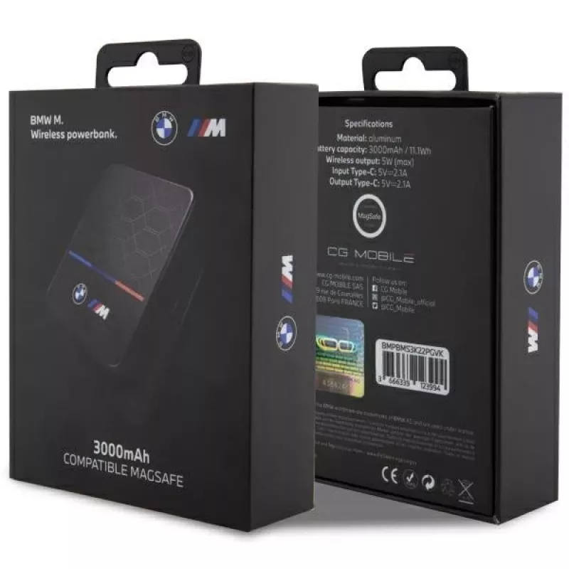 Portable Battery BMW Powerbank inductive BMPBMS3K22PGVK5W 3000mAh