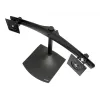Ergotron DS100 - Stand - horizontal - for 2 LCD-Displays - Aluminium, Steel - Black - Screen Size: to 61 cm (to 24 inch)