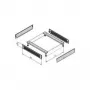 VARISTAR Socket Ventilated, 600 mm wide, RAL7021 (26.10.0548)