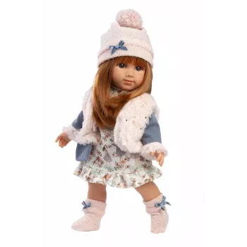 Doll Llorens Nicole 35 cm — realistic features, soft body, baby doll