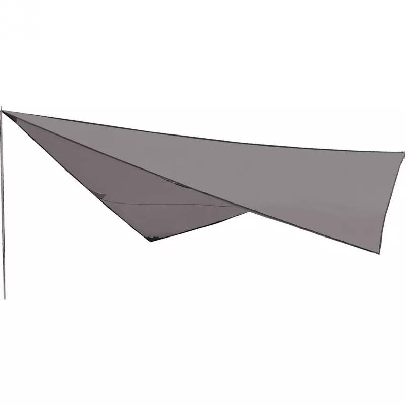 Tarpaulin High Peak 10034, grey polyester, outdoor cover and groundsheet