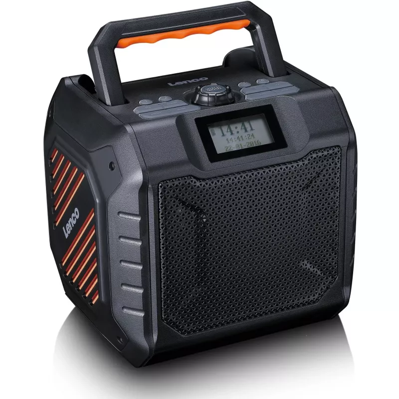 Portable digital radio Lenco ODR-160GY Grey FM/AM with digital tuner and compact design