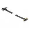 DeLOCK Riser Card PCI Express x1 male 90° angled to x1 slot 90° angled with cable 60 cm